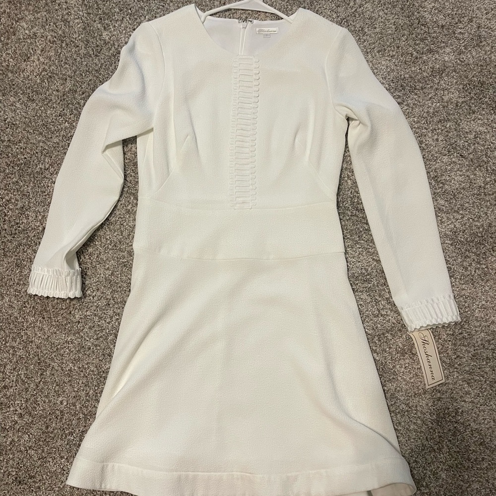 SHOSHANNA Gorgeous A line long sleeve dress. Never worn with tags